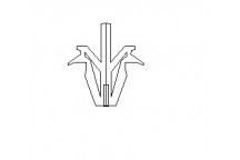 Grille / Headlamp Surround Push In Clip