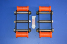 Extended Shackle Kit Front or Rear (60mm) (2)