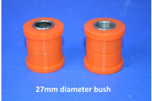 Front Shock Absorber Lower Bushes (Pair) (27mm)