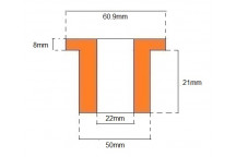 Universal Top Hat Bush (Polyurethane)