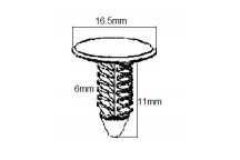 Fir Tree Clip (Grey)