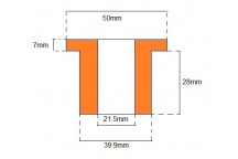 Universal Top Hat Bush (Polyurethane)