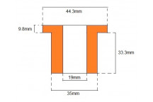 Universal Top Hat Bush (Polyurethane)