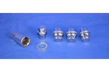Locking Wheel Nut Set (4) Protruding (With Washer)