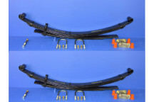 Rear Leaf Spring With Fitting Kit Pair Heavy Duty 4+2 Leaf