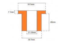 Universal Top Hat Bush (Polyurethane)