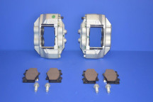 Brake Calipers Pads & Fitting Pin Kit Front Pair