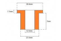 Universal Top Hat Bush (Polyurethane)