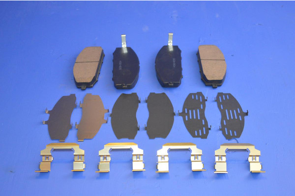 Front Brake Pads Complete With Anti Squeal Shim Kit