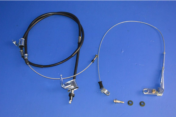 Front & Rear Handbrake Cable Complete (Right Hand Drive Only