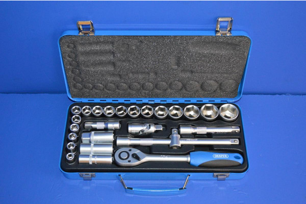 Draper 26 Piece (1/2 Inch Drive) Metric Socket Set