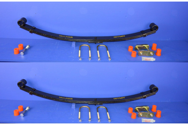 Front Leaf Spring With Fitting Kit Pair (2 Leaf)