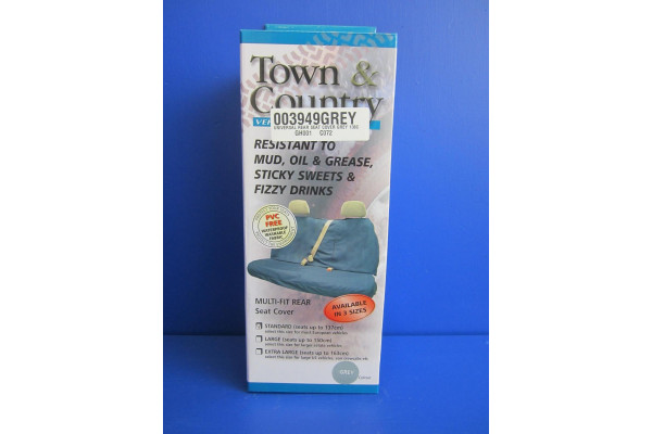 Rear Universal Seat Cover Grey 138cm