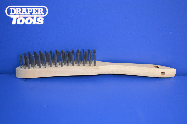 Draper 3 Row Wire Scratch Brush 290mm