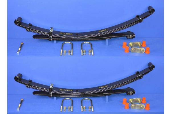Rear Leaf Spring With Fitting Kit Pair (Light Work) 4+2 Leaf