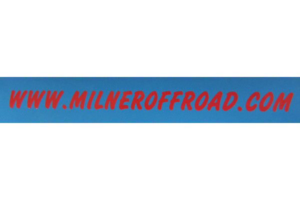 Red Vinyl Forward Milner Sticker