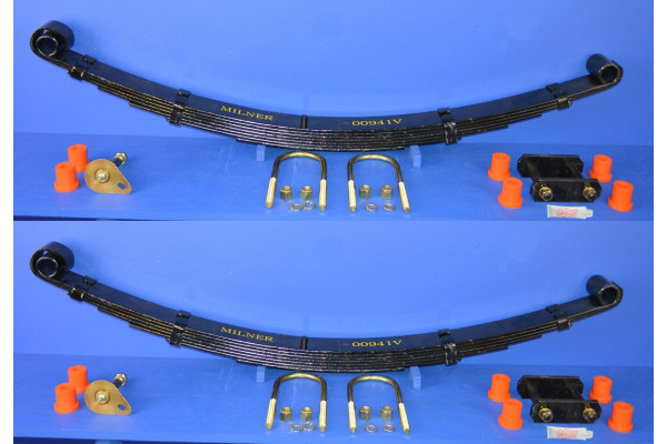 Rear Leaf Spring With Fitting Kit Pair (7 Leaf)