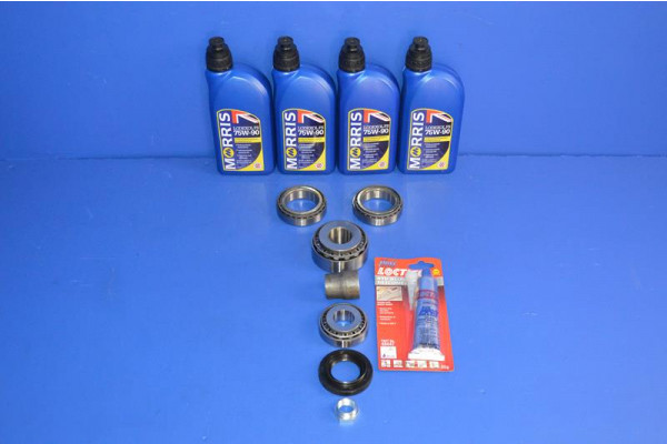 Rear Differential Bearing Overhaul Kit +Oil 4Lit (Open Type)