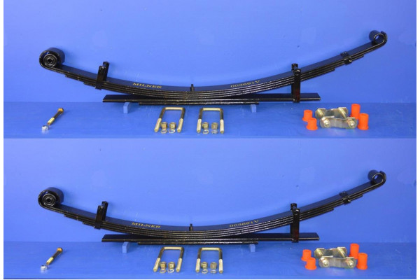 Rear Leaf Spring With Fitting Kit Pair (4+2 Leaf)