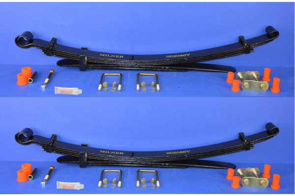 Rear Leaf Spring With Fitting Kit Pair (4+2 Leaf)