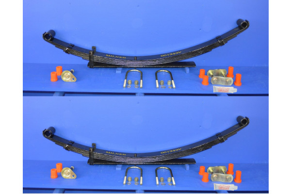 Rear Leaf Spring With Fitting Kit Pair (5+1 Leaf)