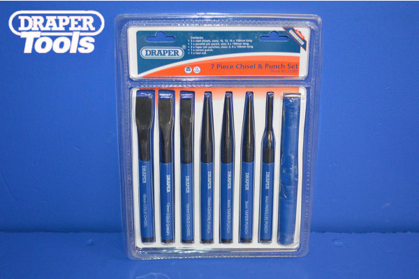 Draper Chisel & Punch Set 7 Piece